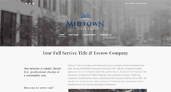 Desktop Screenshot of midtowntitletn.com