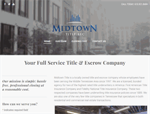 Tablet Screenshot of midtowntitletn.com